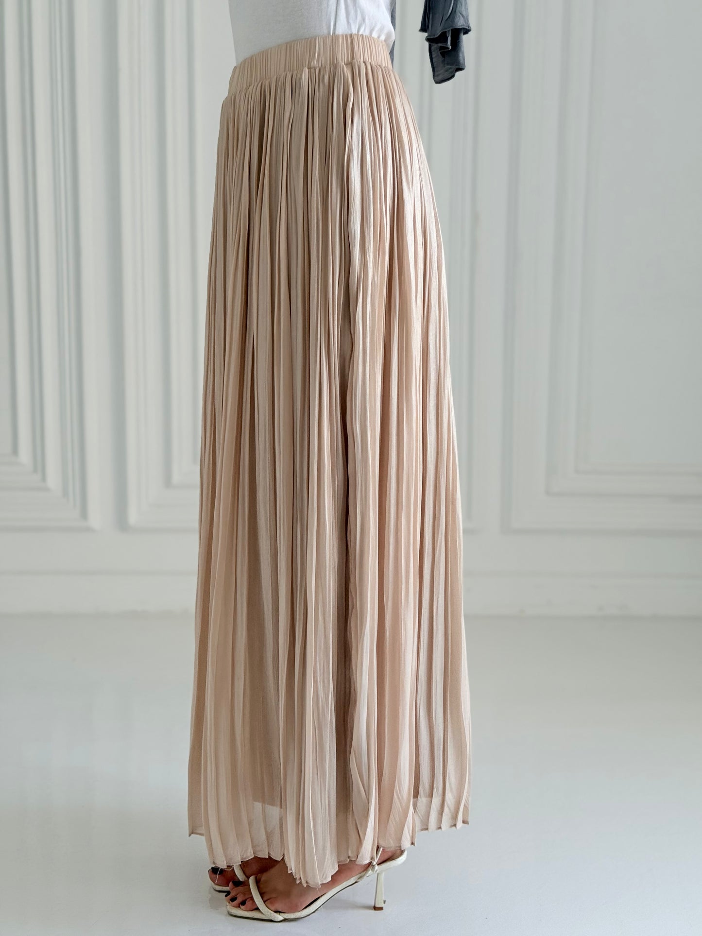 Dark baige Chiffon skirt