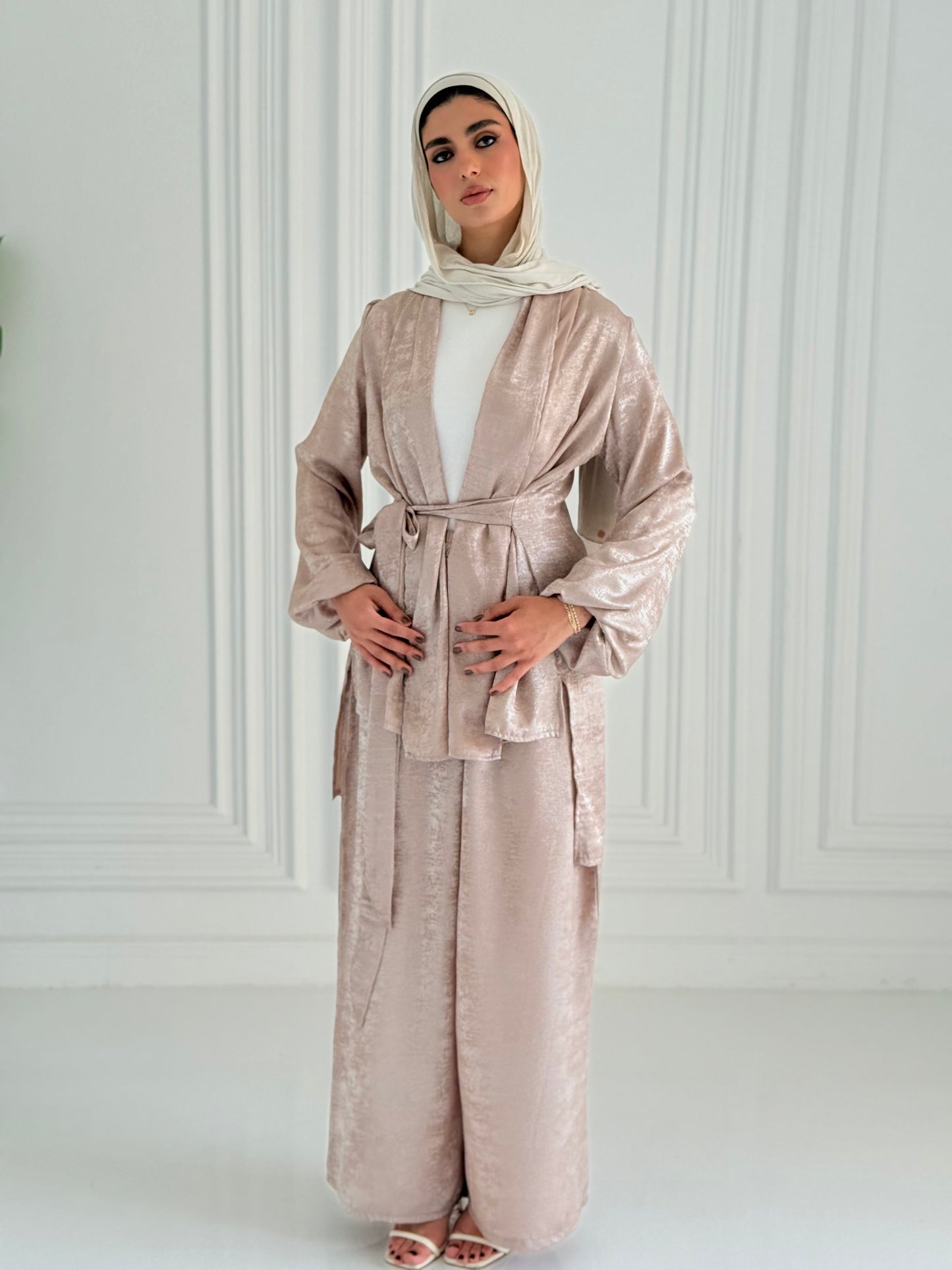 Shimmer Set- Beige