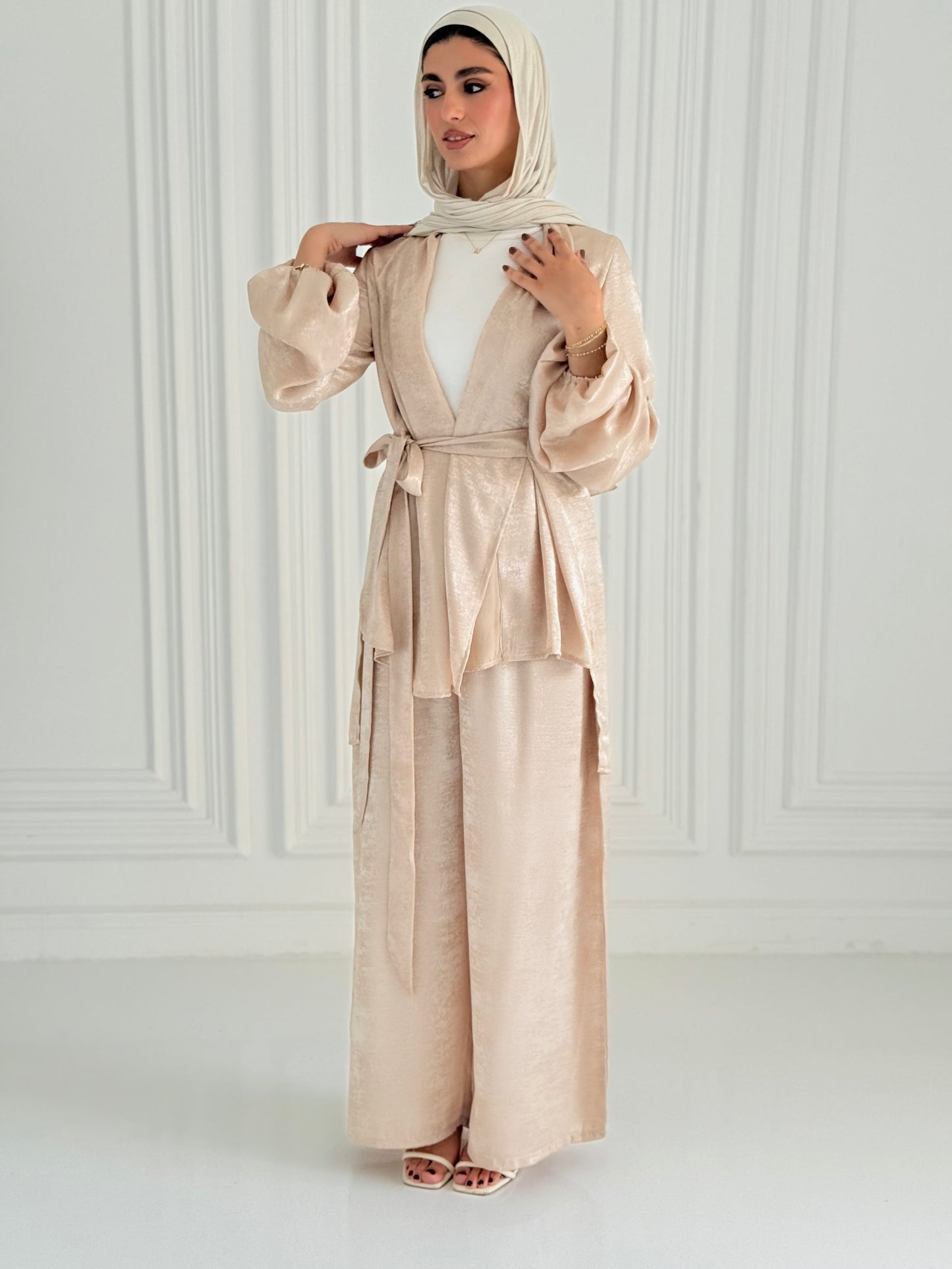 Shimmer Set- Light Beige