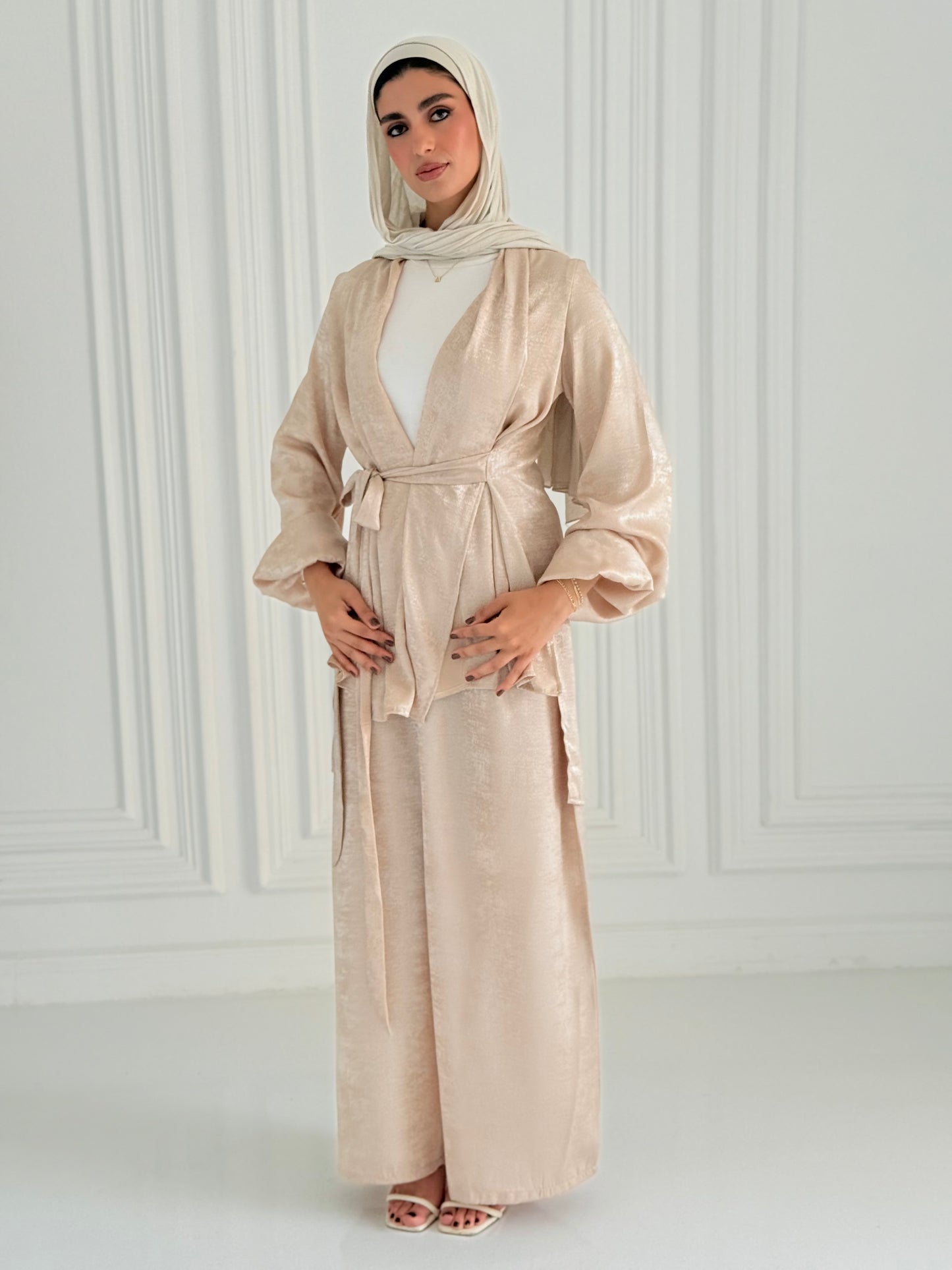 Shimmer Set- Light Beige