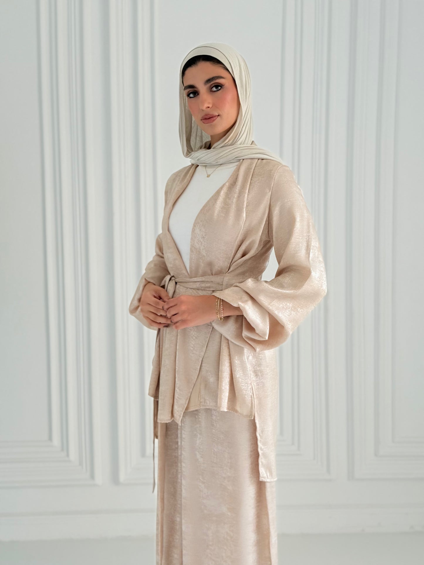 Shimmer Set- Light Beige