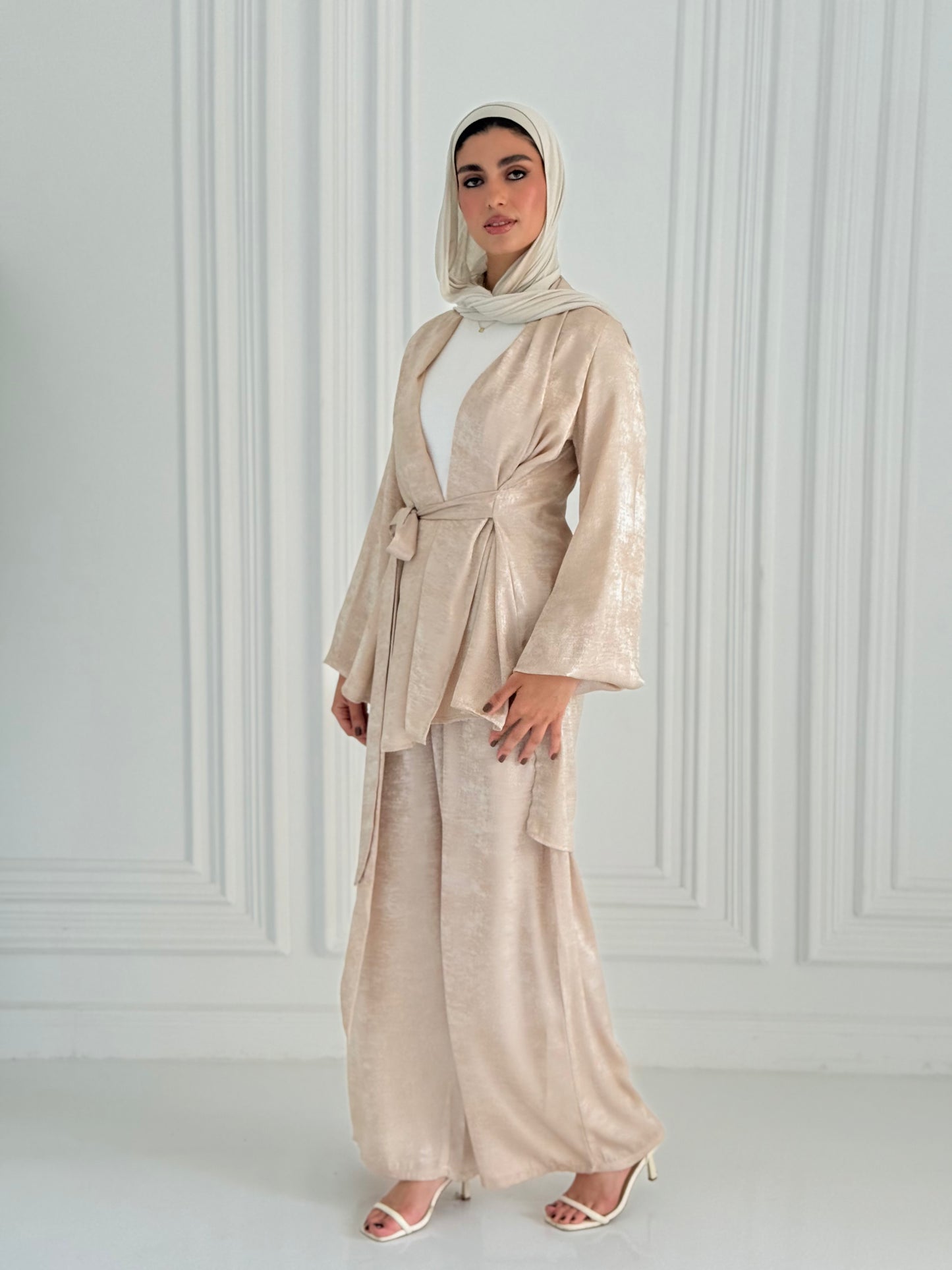 Shimmer Set- Light Beige