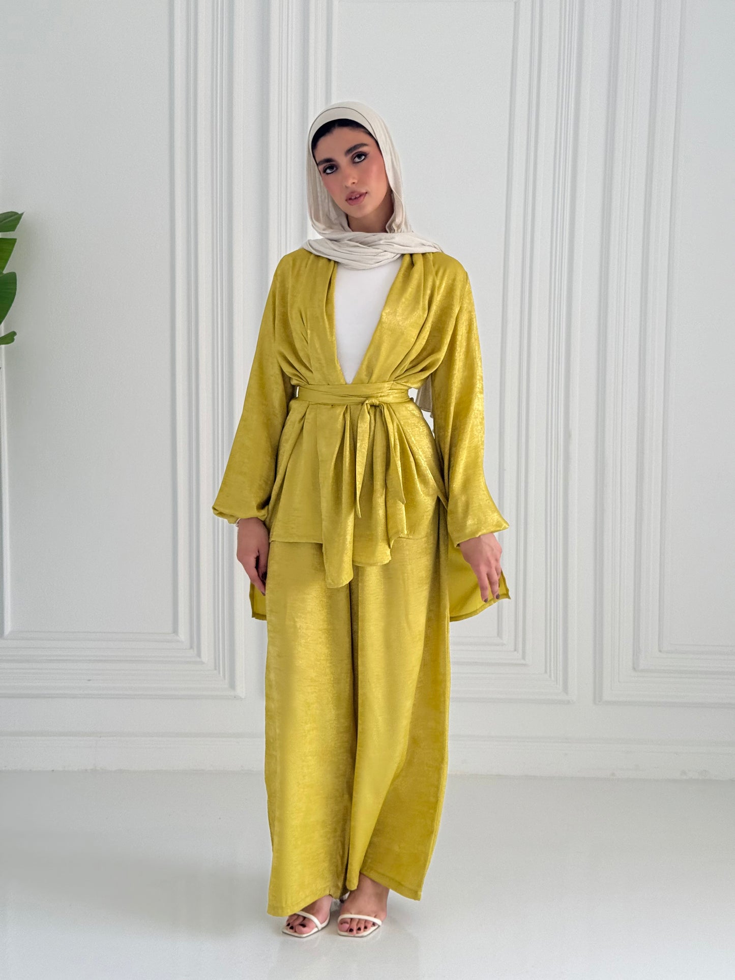 Shimmer Set- Lemon green