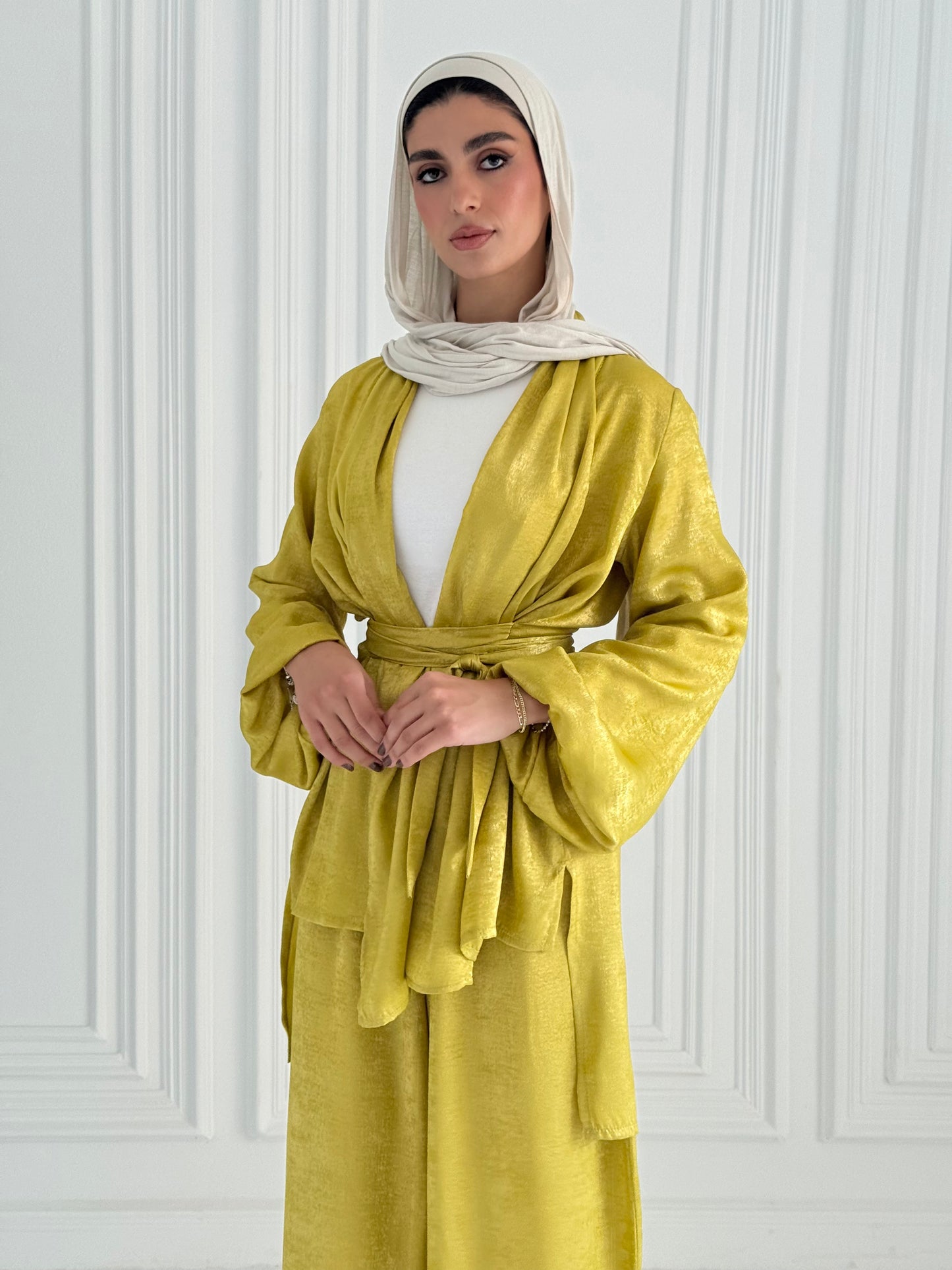 Shimmer Set- Lemon green