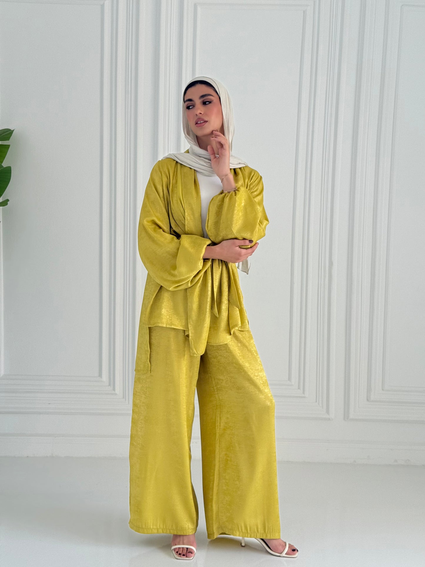 Shimmer Set- Lemon green