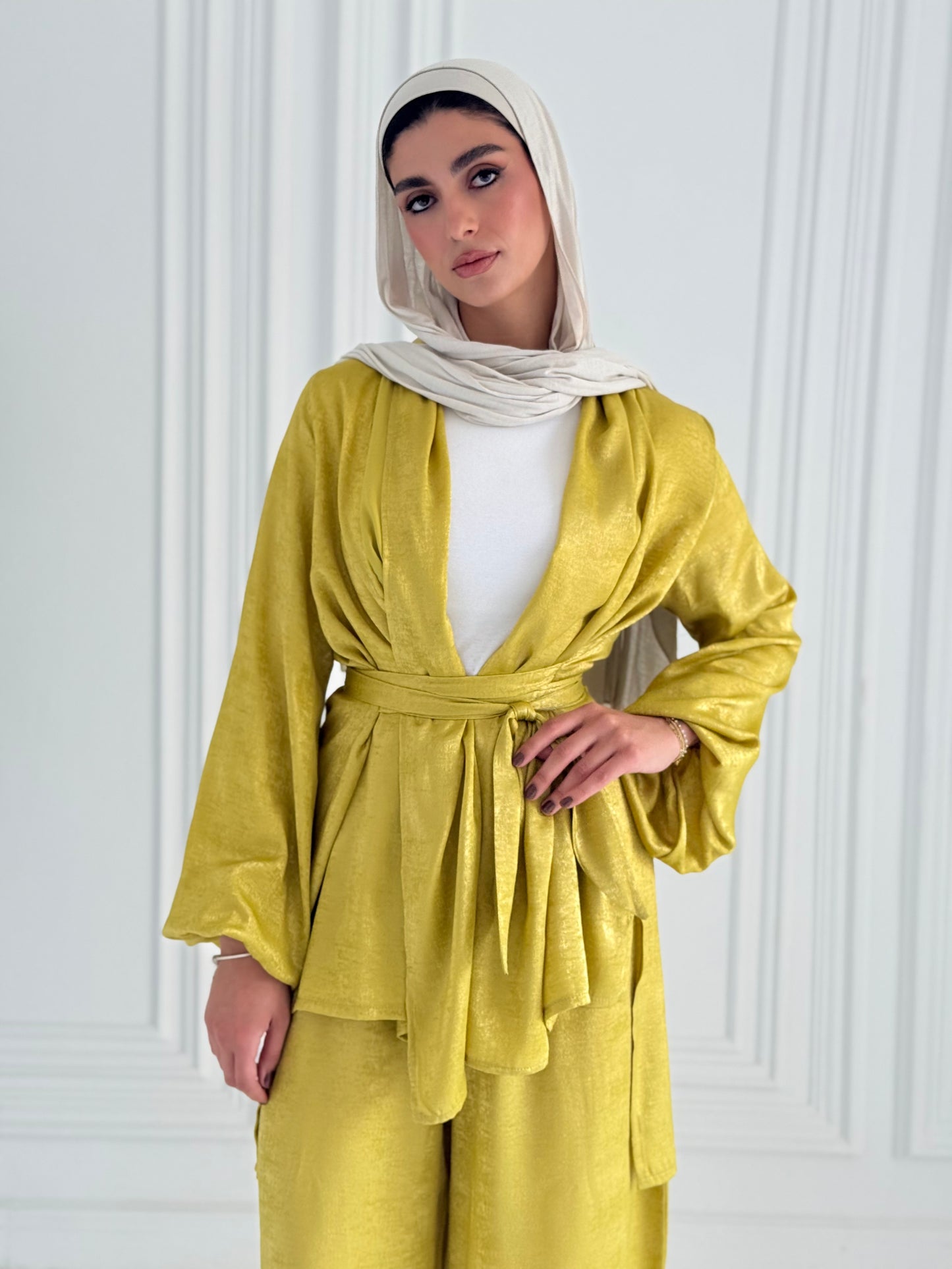 Shimmer Set- Lemon green