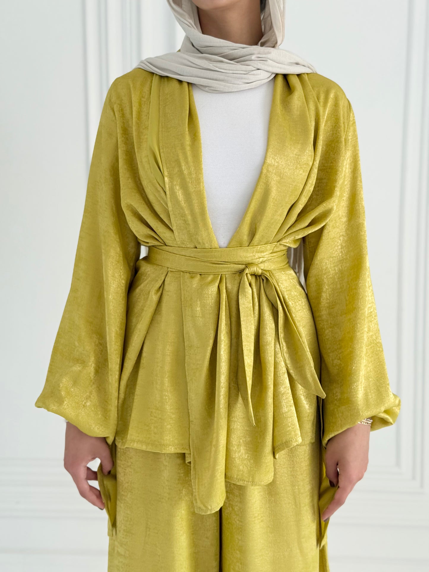 Shimmer Set- Lemon green