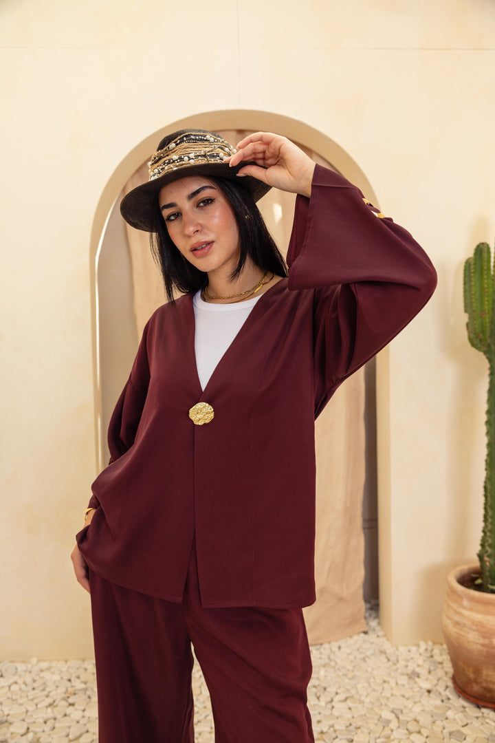 Sand wash Set - Burgandy