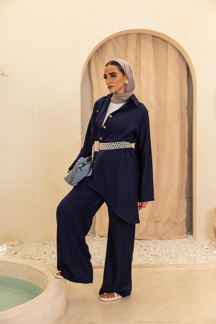 Two lines Set - blue