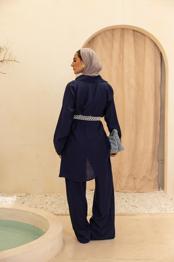 Two lines Set - blue