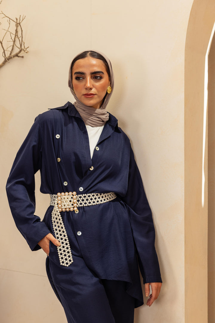 Two lines Set - blue