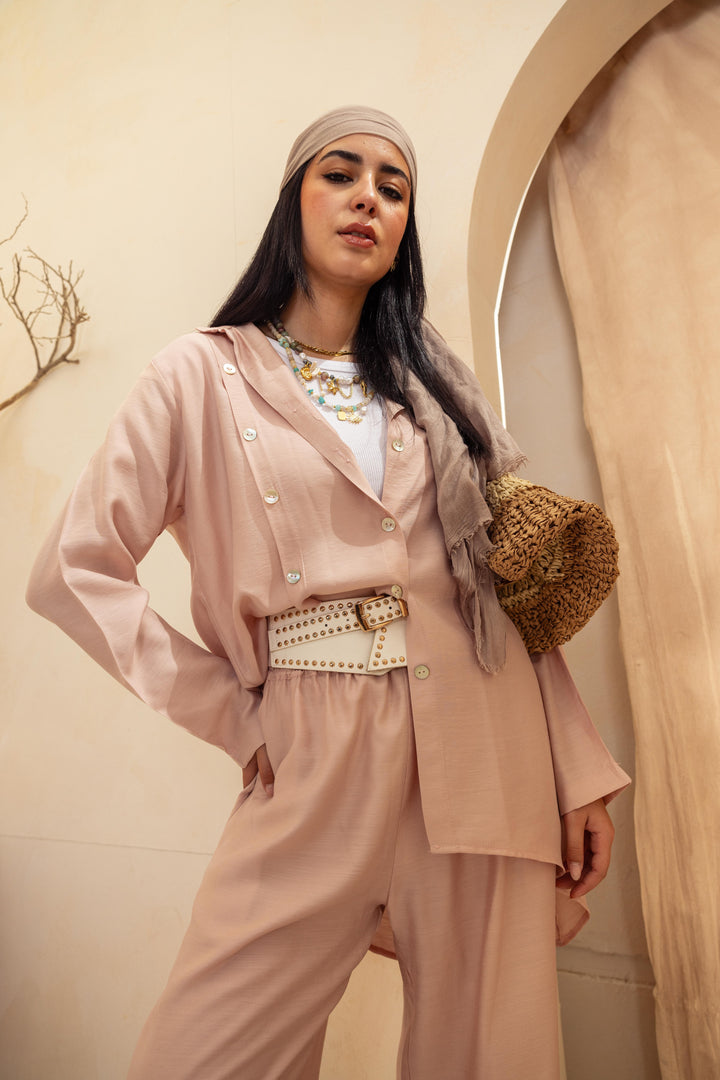 Two lines Set - Pink