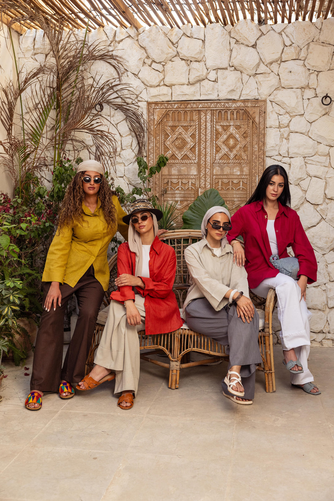 Linen Belt Shirt- Mustered