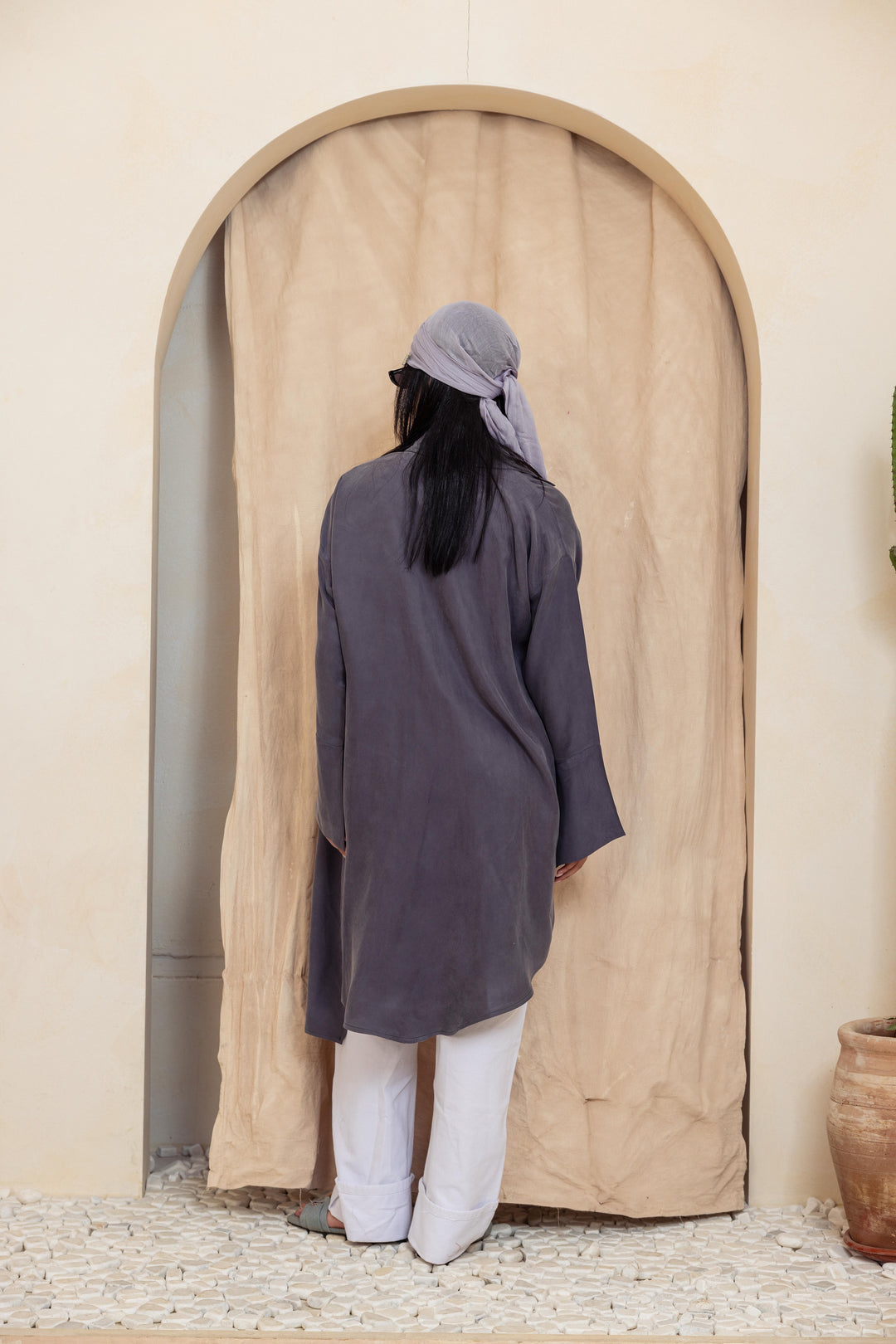 Sandwash Layer Shirt - Dak purple