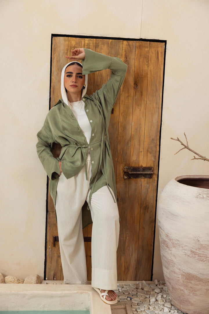 Sandwash Layer Shirt - Matcha