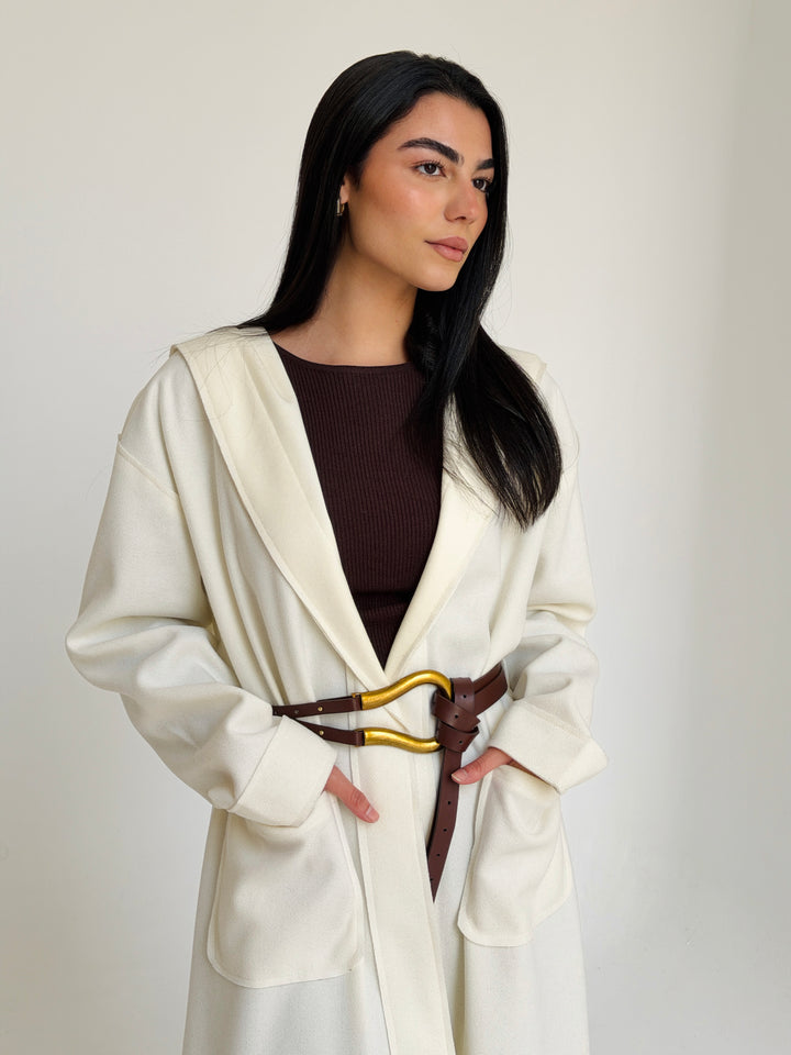 Gokh twisted kimono - offwhite