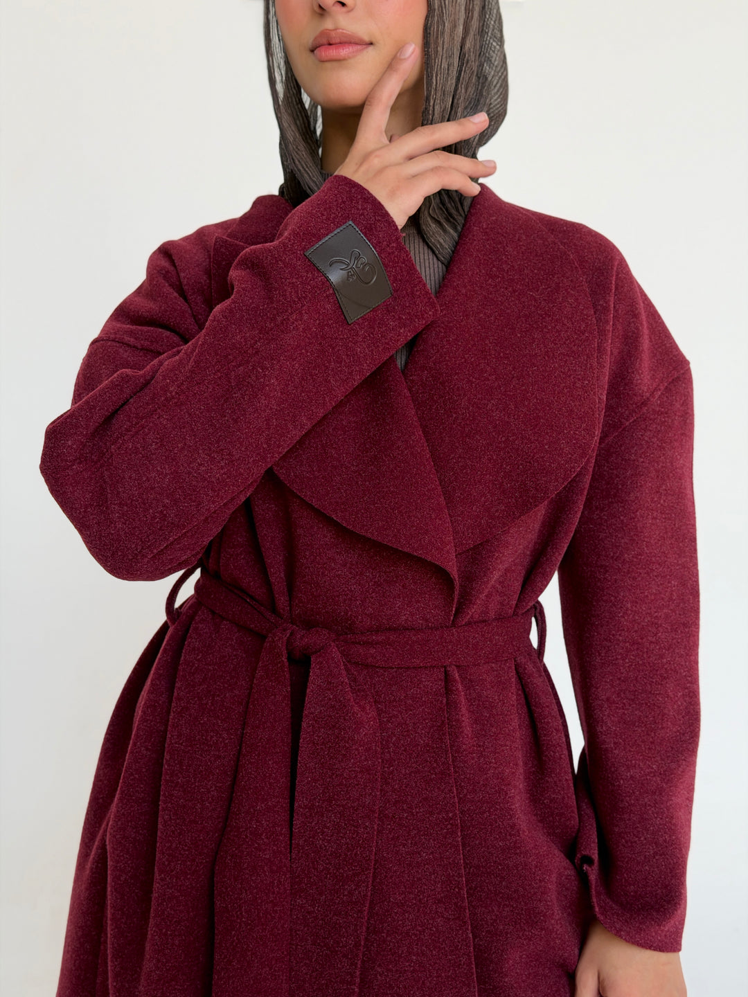 Gokh long coat - red