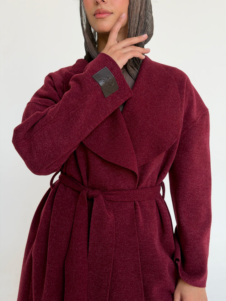 Gokh long coat - red