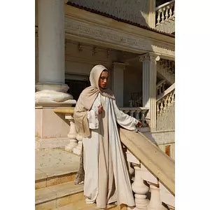 Colored linen kaftan-113