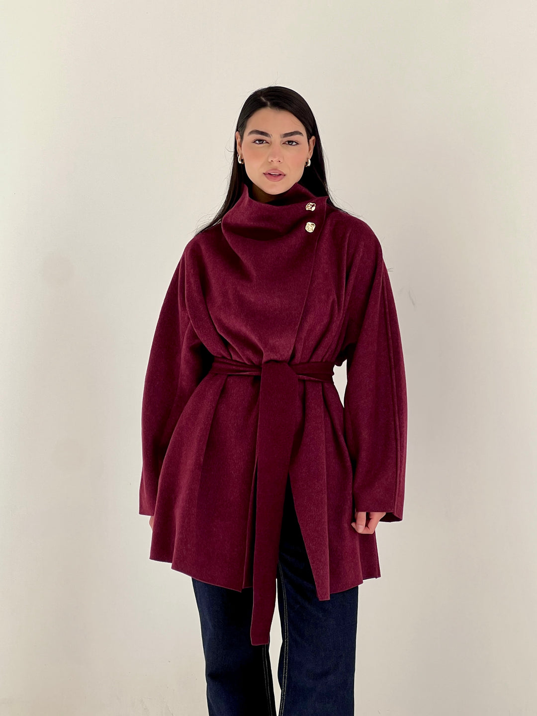 Emma jacket - red wine