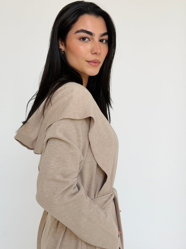 Soft triko kimono- beige