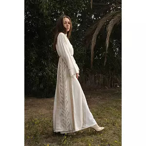 Palm tree golden kaftan-106