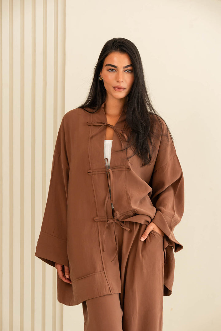 Yuna set - camel beige