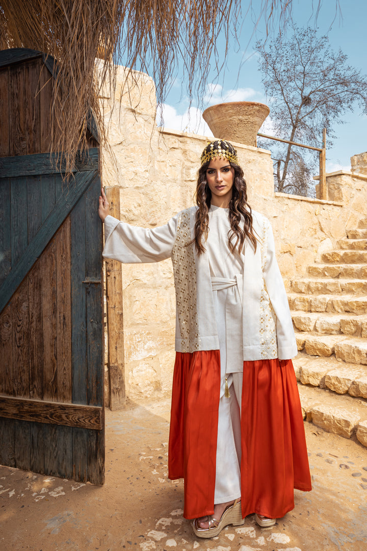 Sunset kimono orange