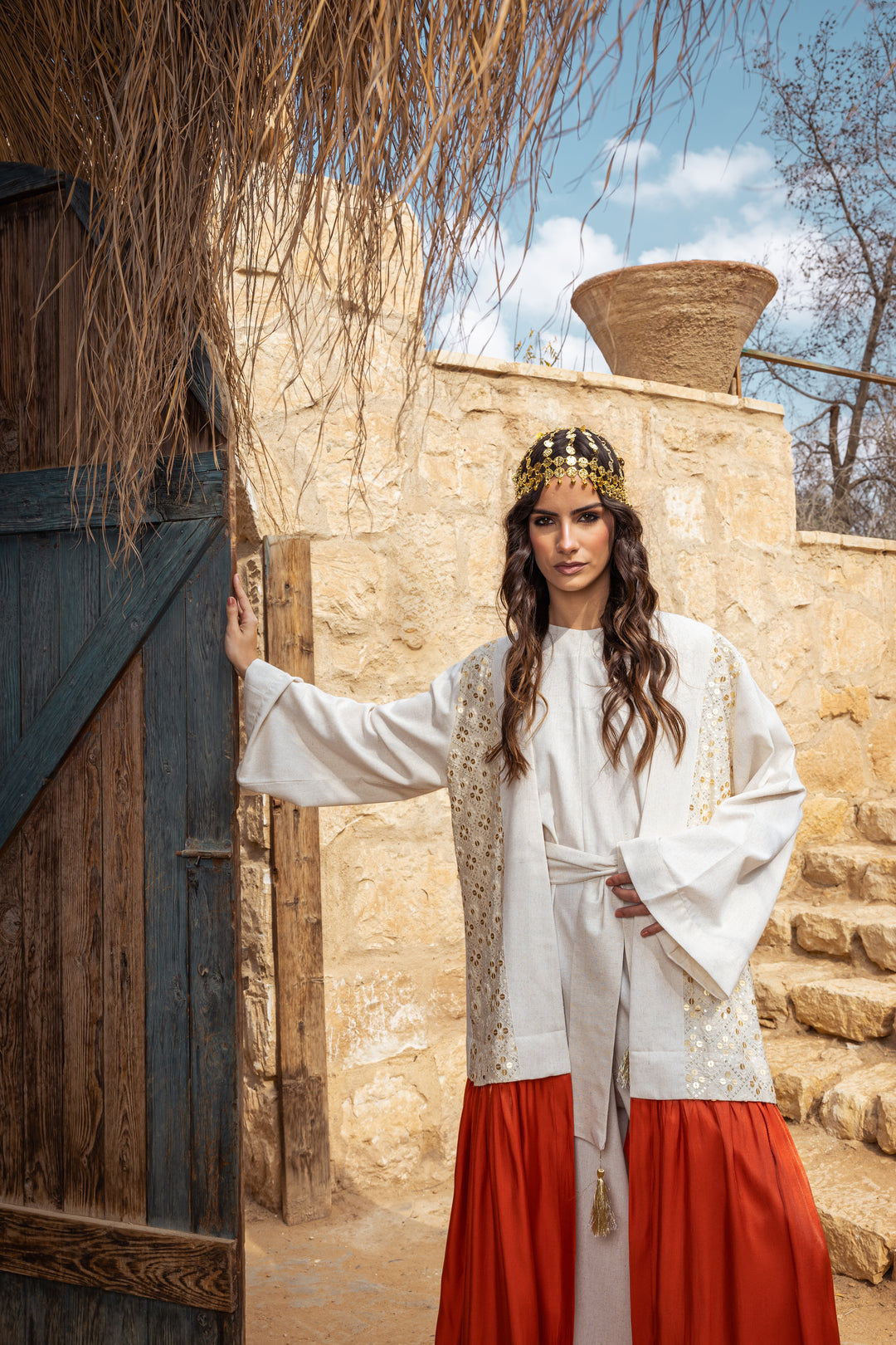 Sunset kimono orange