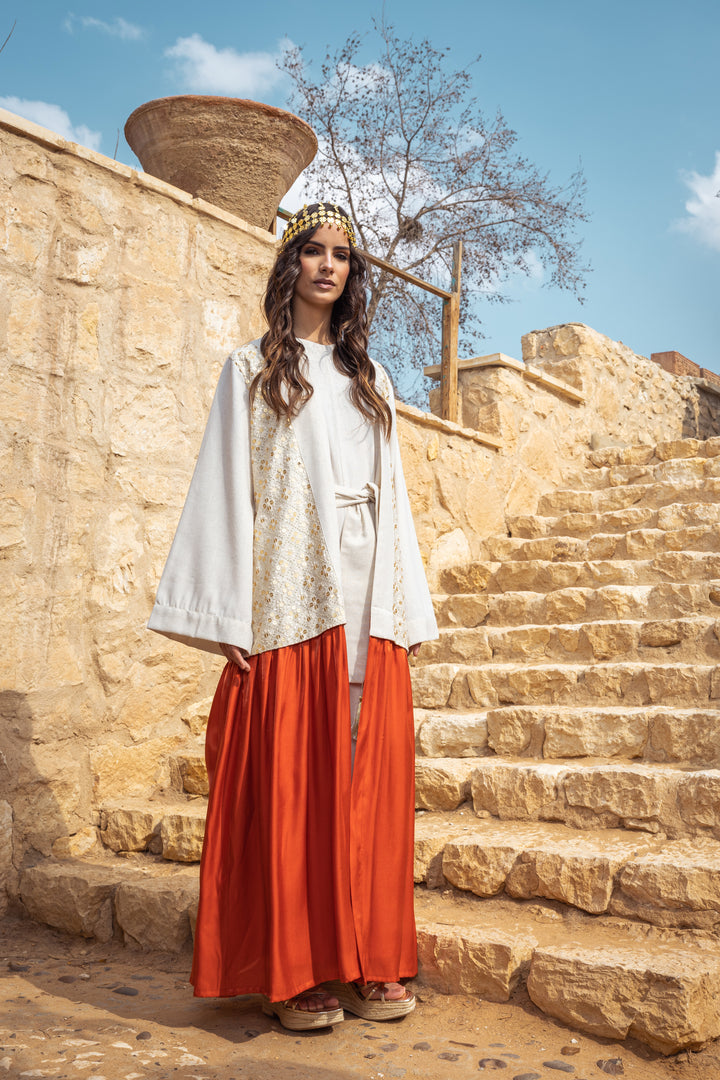 Sunset kimono orange