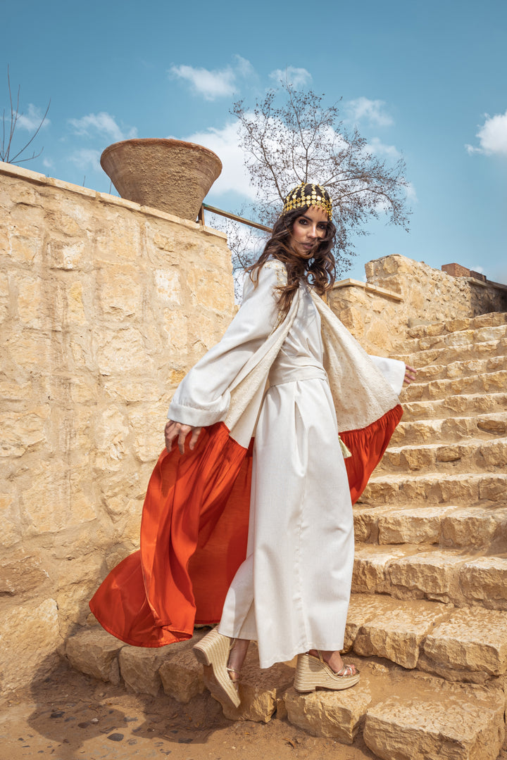 Sunset kimono orange