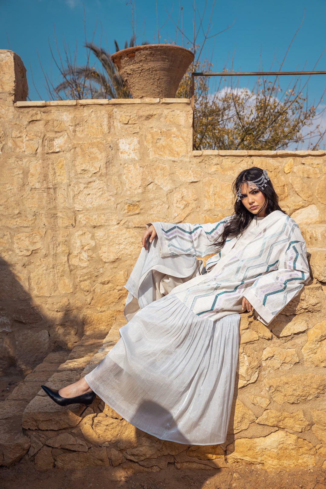 Sapphire Nights kimono