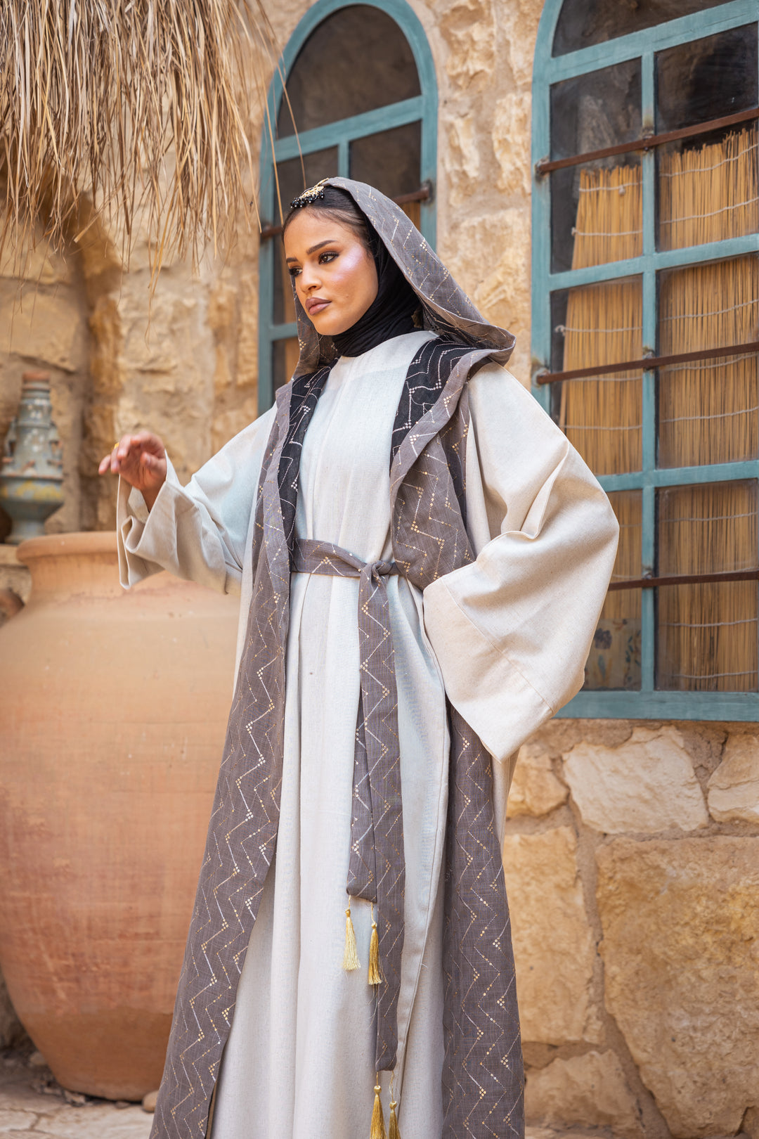 Twiight Mirage kimono gray