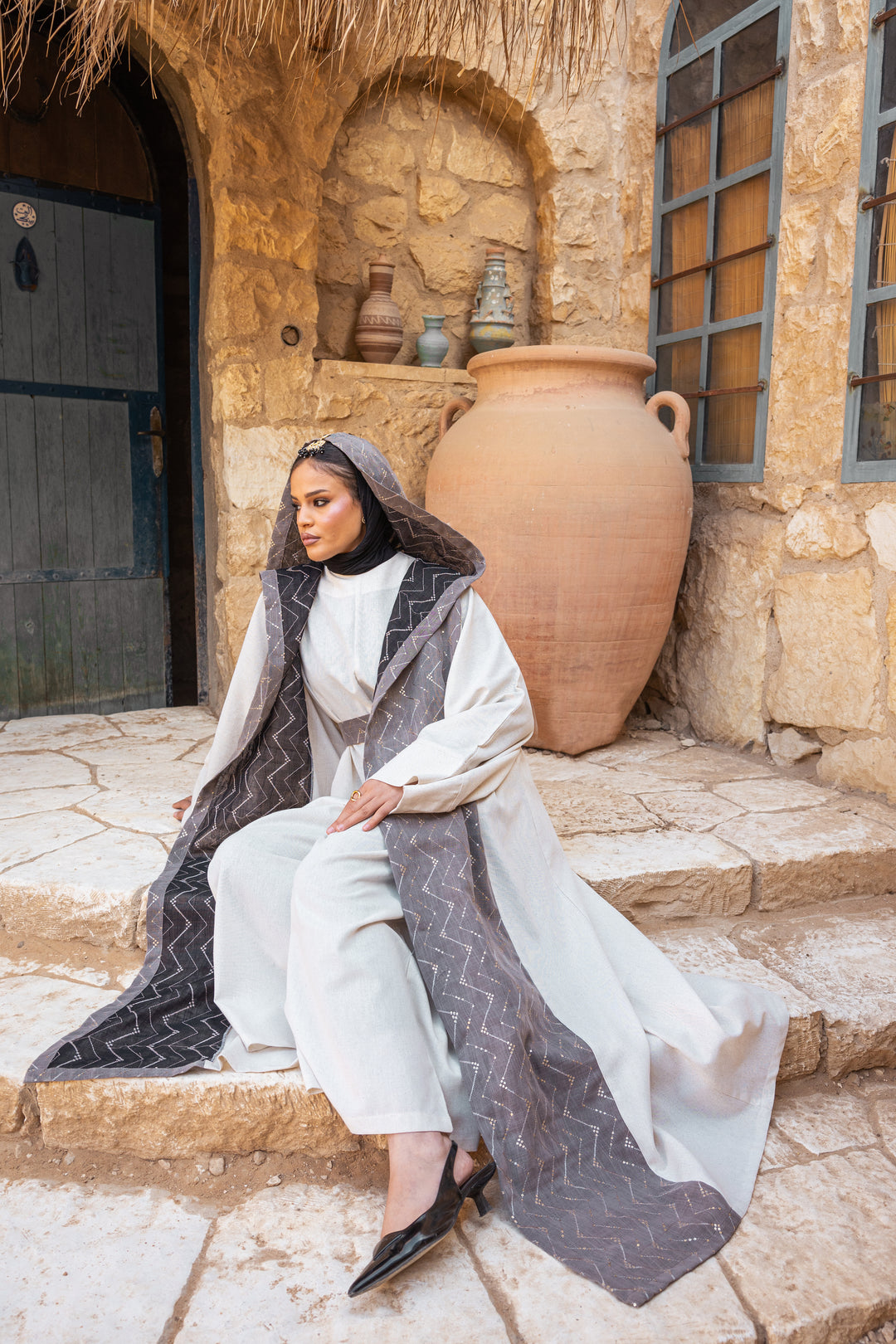 Twiight Mirage kimono gray