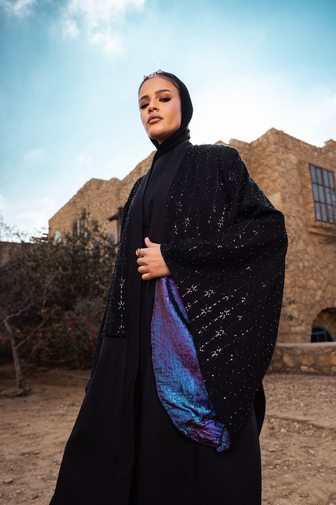 Shimmering Lavender kimono