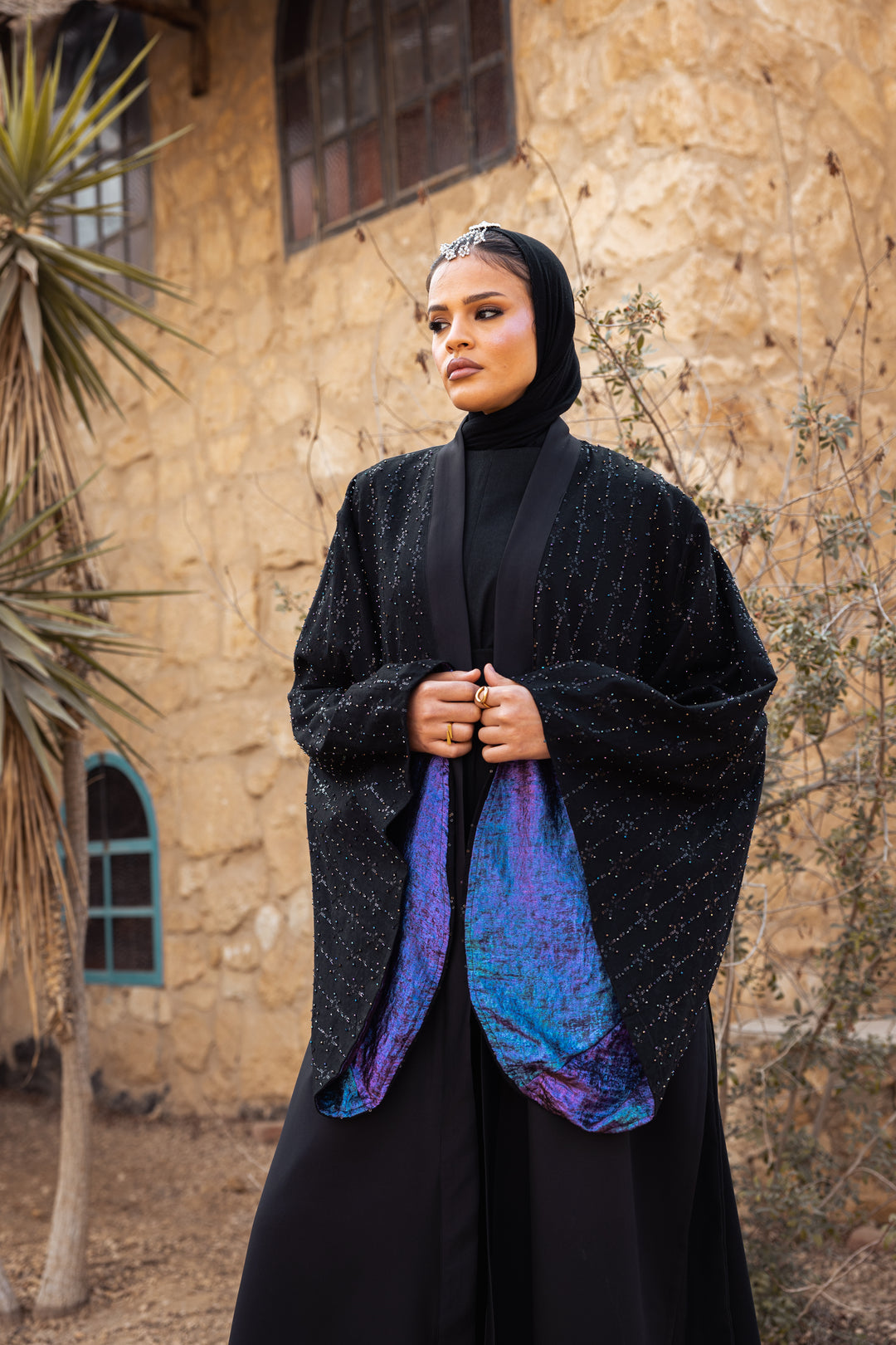 Shimmering Lavender kimono