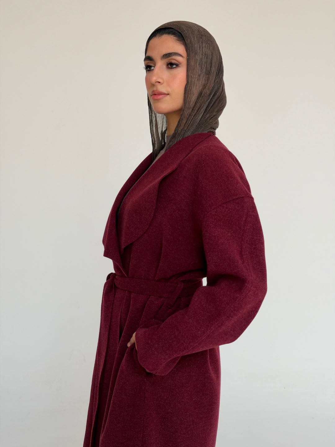 Gokh long coat - red