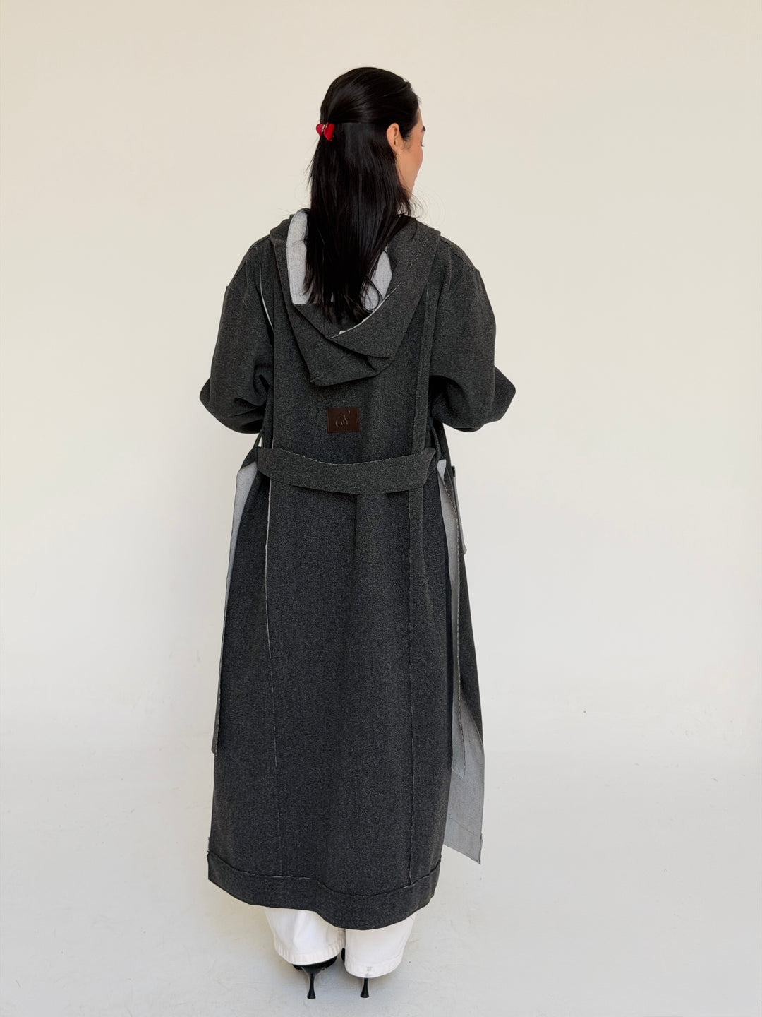 Gokh twisted kimono - Gray