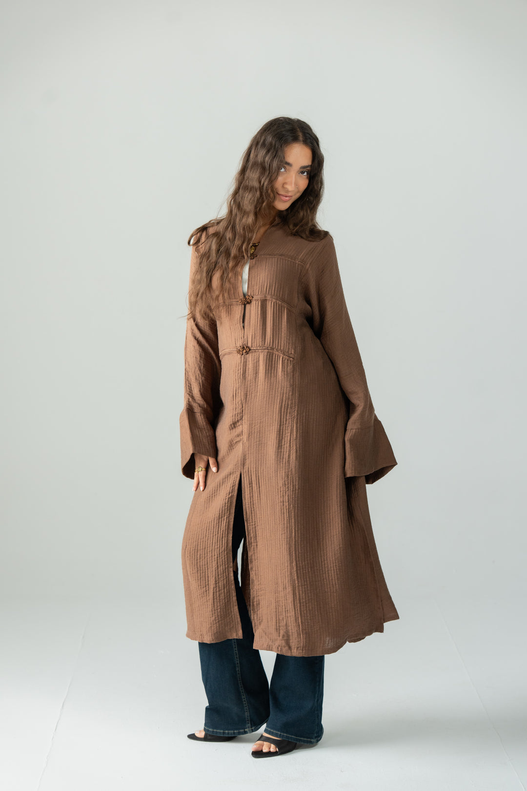 Minimal dress - Brown