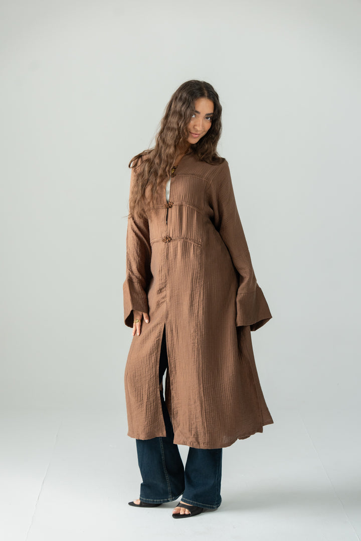 Minimal dress - Brown