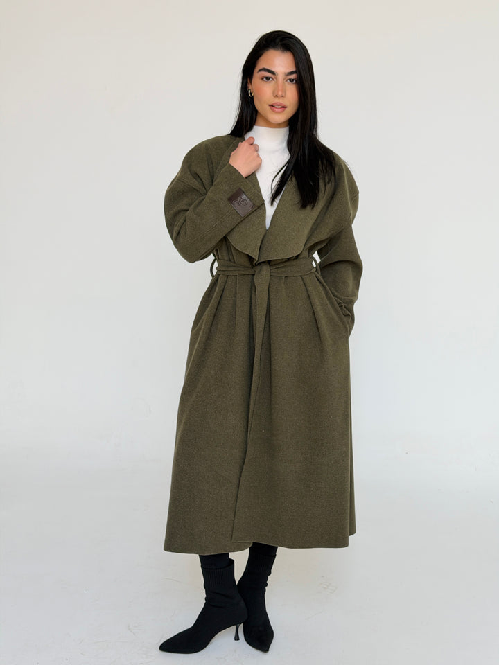 Gokh long coat - olive