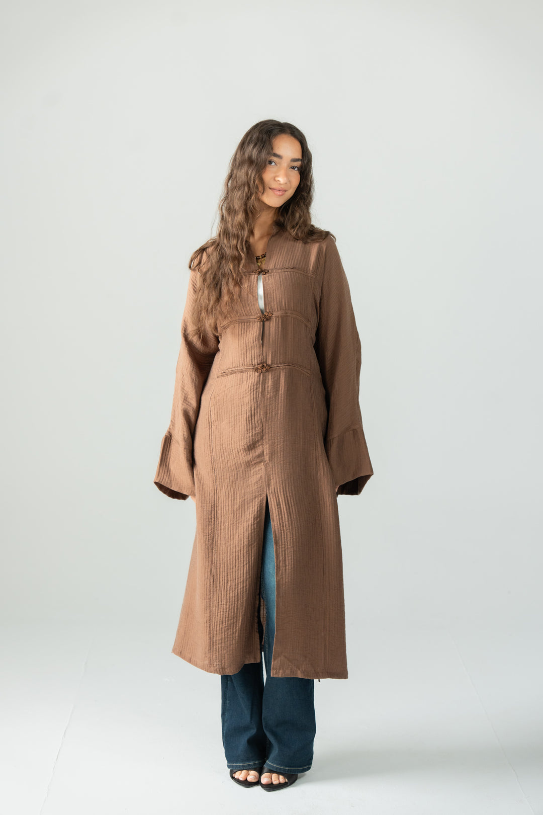 Minimal dress - Brown