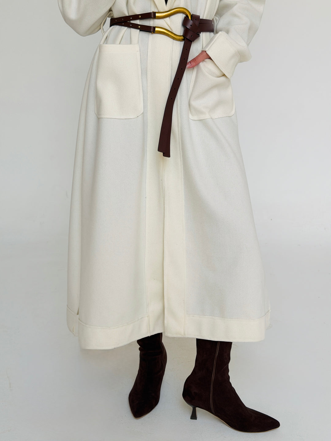 Gokh twisted kimono - offwhite