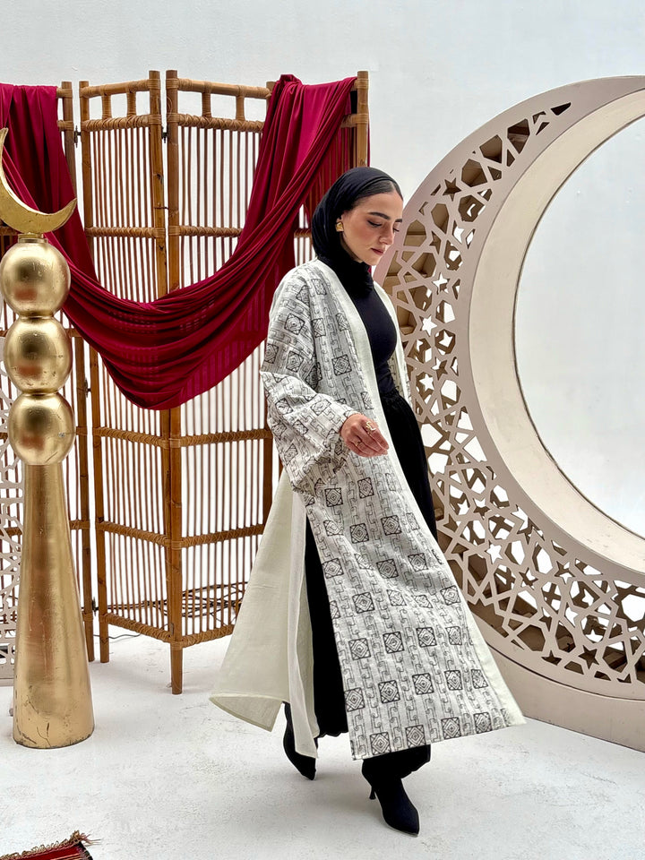 Linen kimono- white