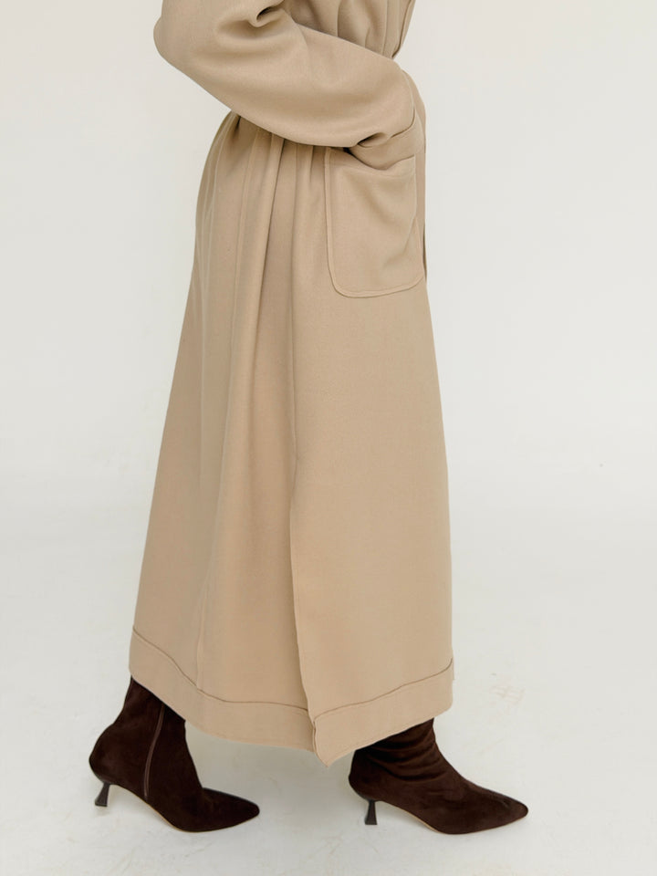 Gokh twisted kimono - beige