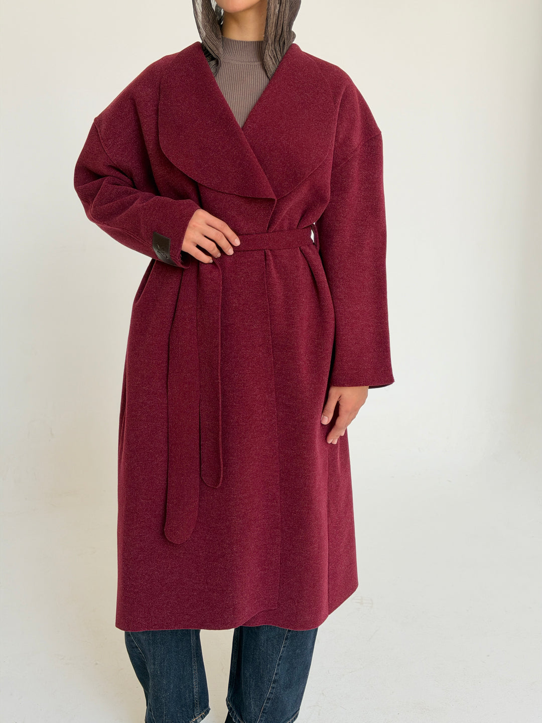 Gokh long coat - red