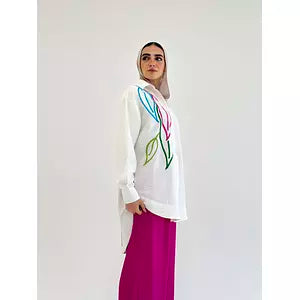 Embroidery colored shirt