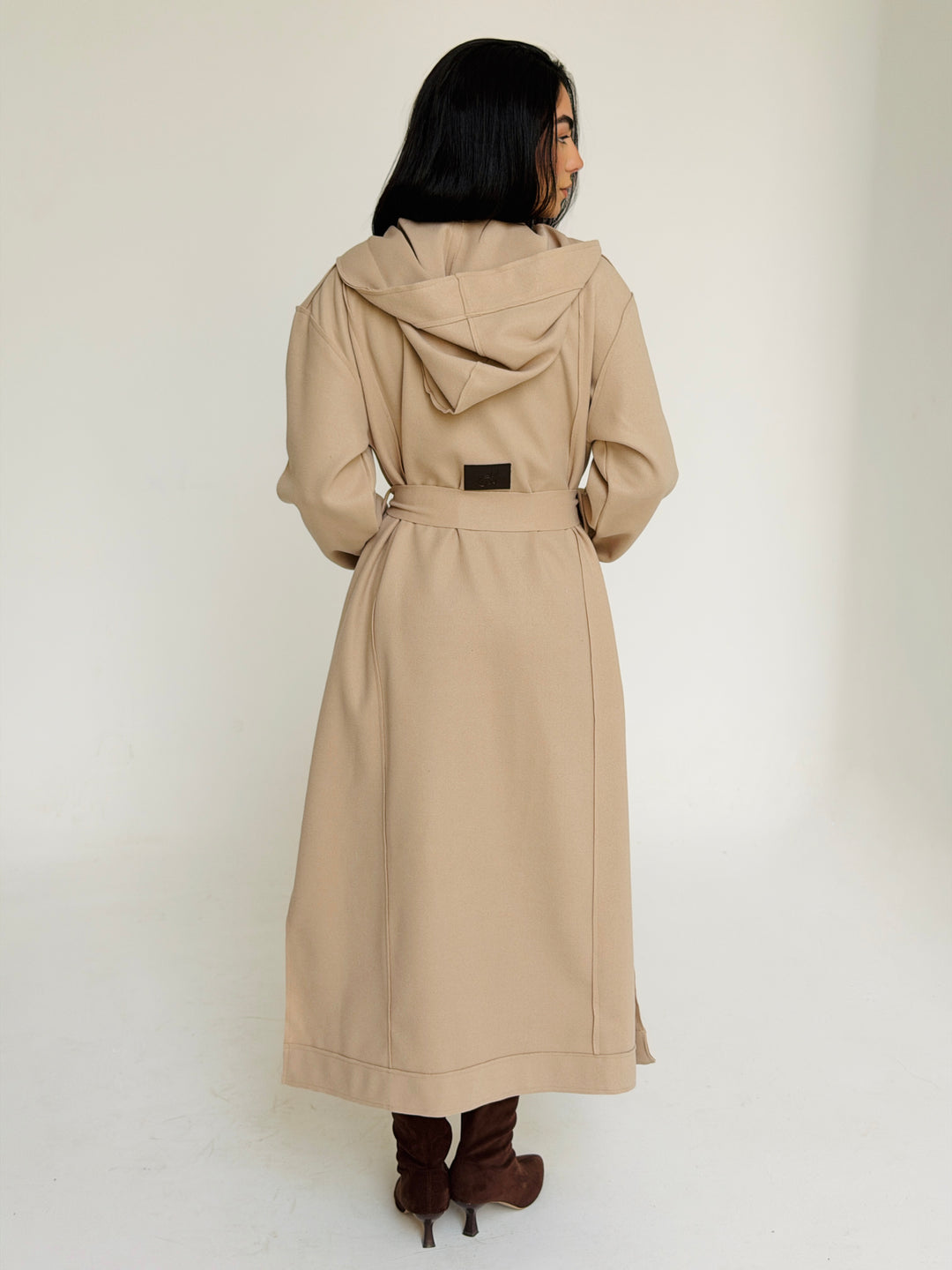 Gokh twisted kimono - beige