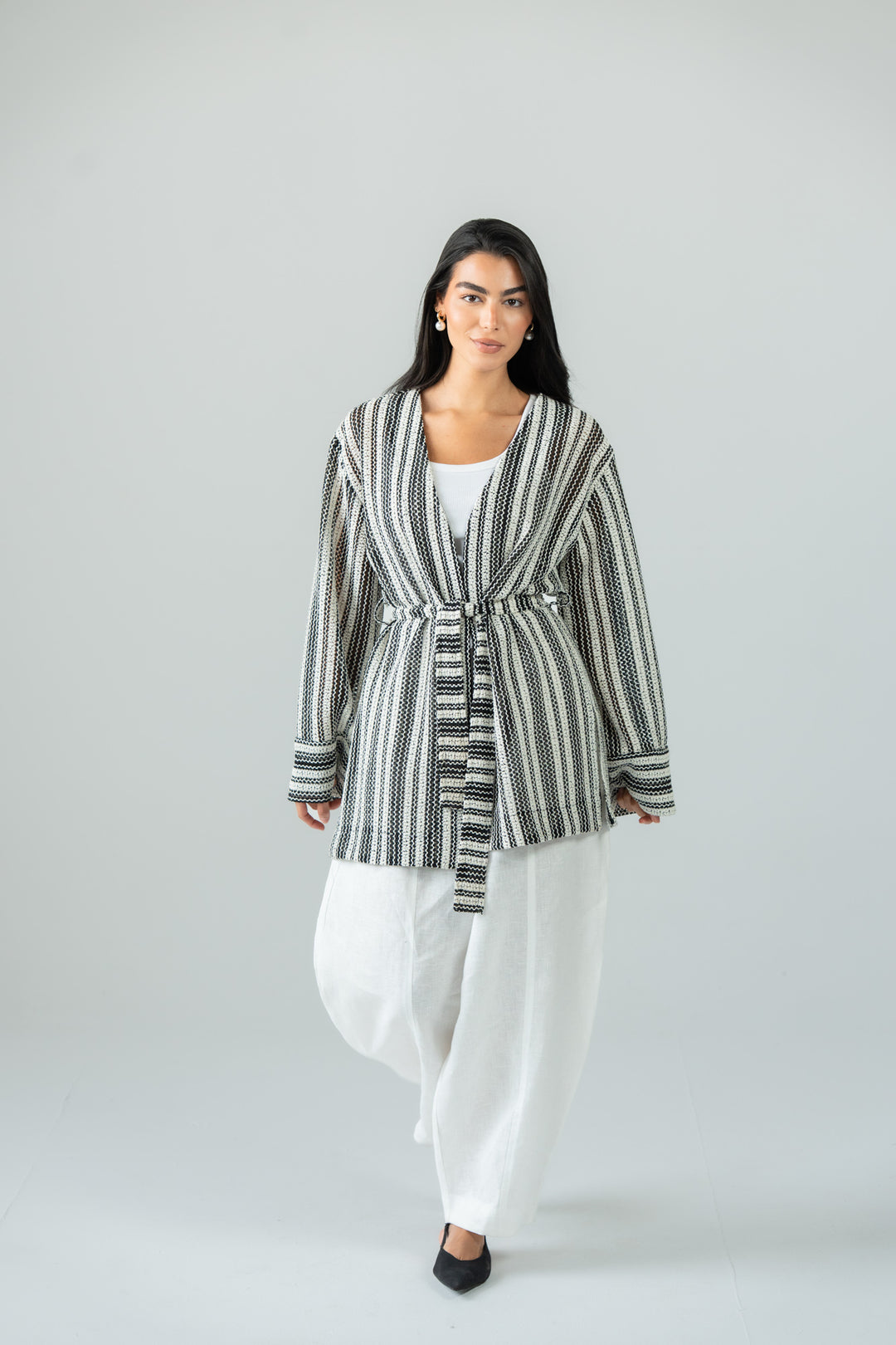 Beach short kimono