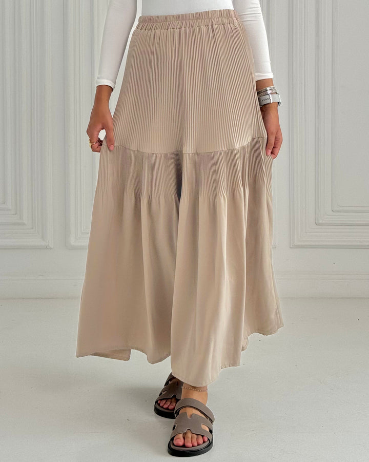 New Pillise skirt-light baje